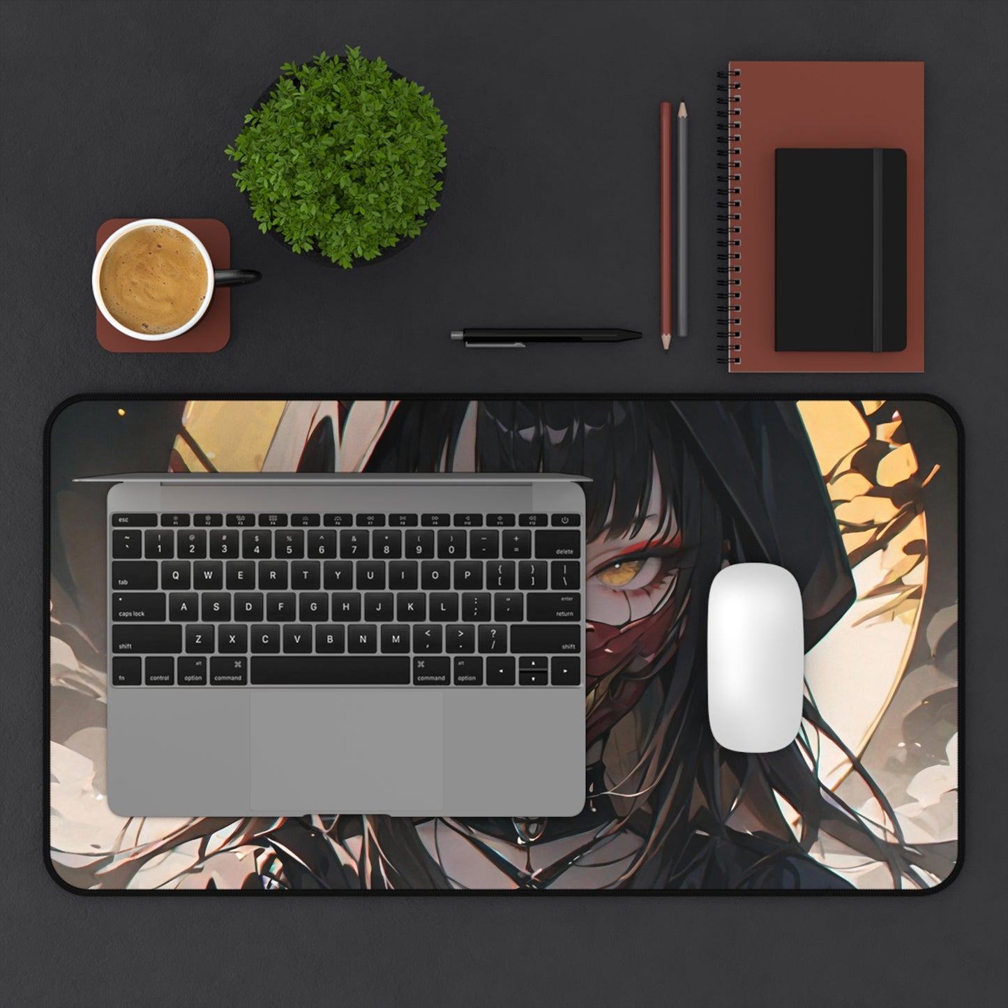 Fierce Oni Gaze Desk Mat