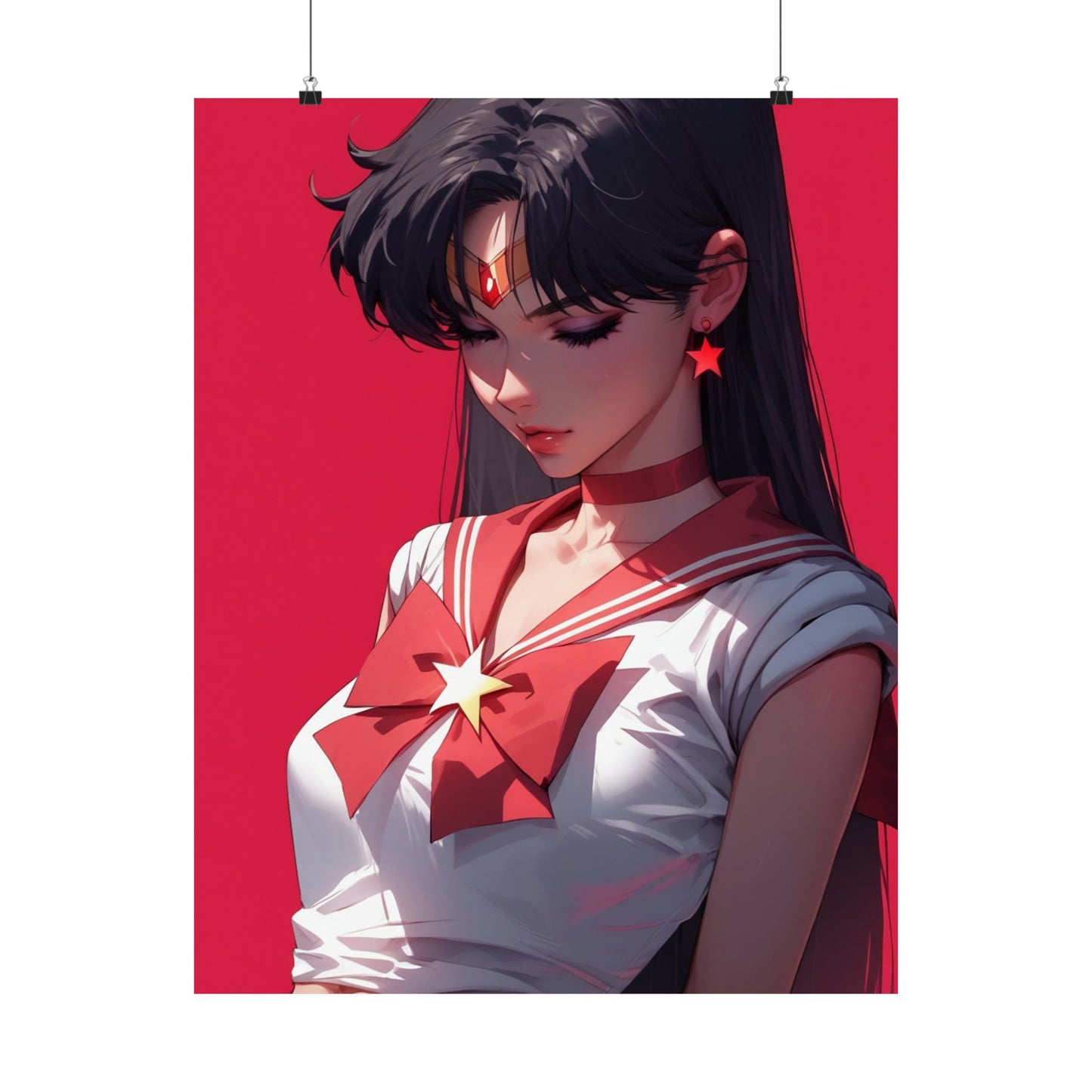 Sailor Mars 004 Vertical Posters