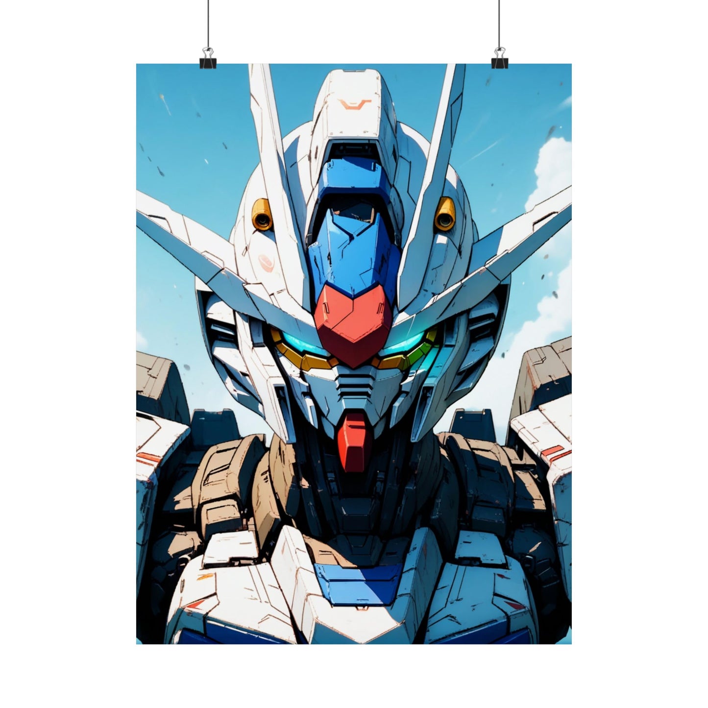 Gundam 002 Vertical Posters