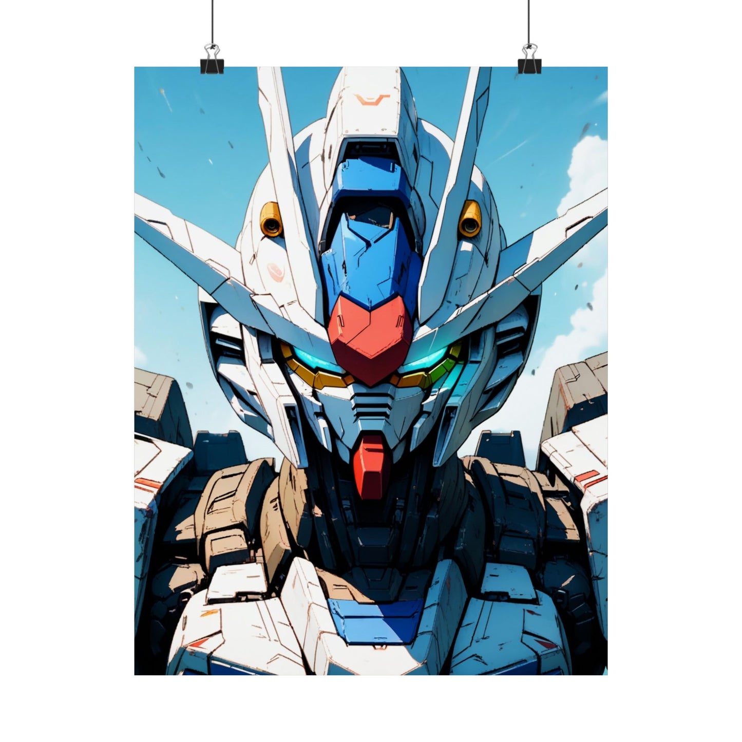 Gundam 002 Vertical Posters