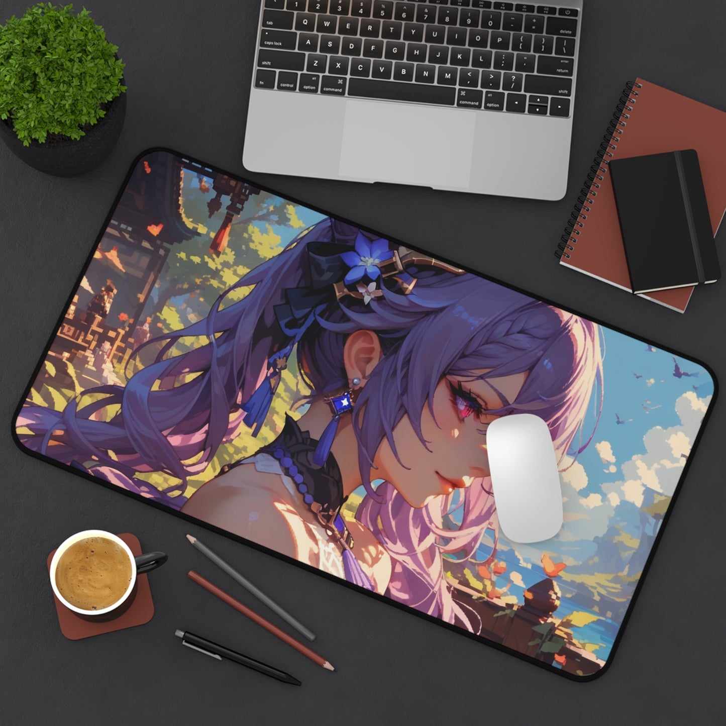 Pixely Keqing Desk Mat