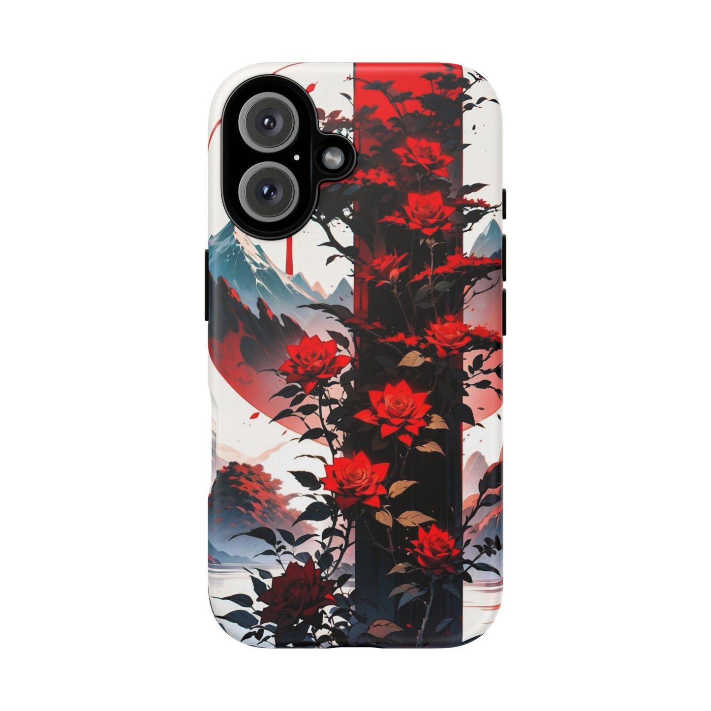 Crimson Bloom Tough Cases