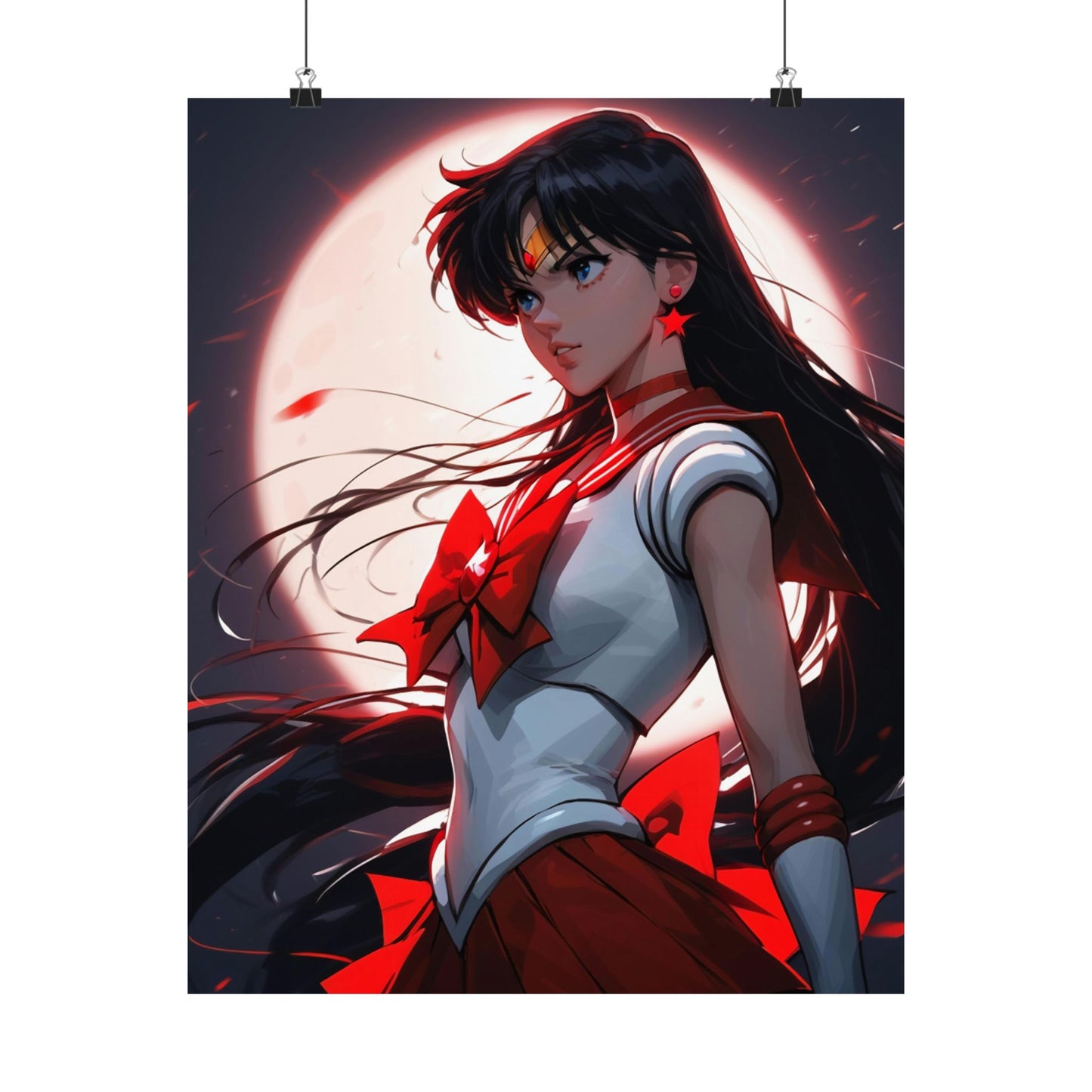 Sailor Mars 002 Vertical Posters