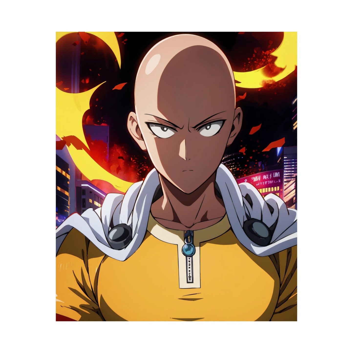 Saitama 005 Matte Vertical Posters