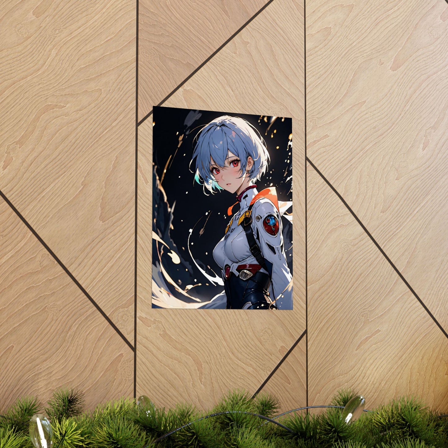 Rei Ayanami 002 Matte Vertical Posters