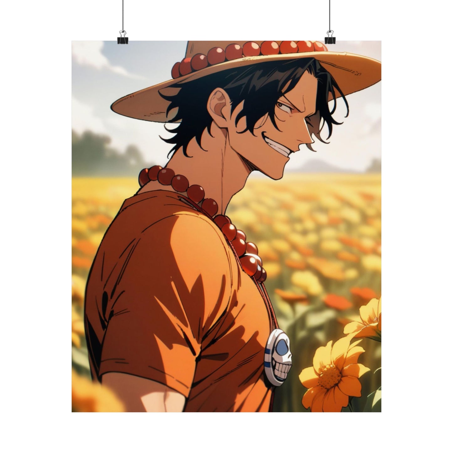 Portgas D. Ace 001 Vertical Posters