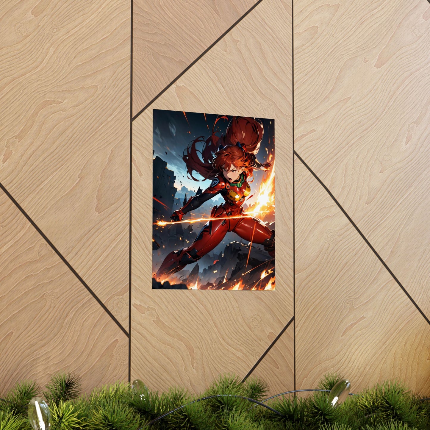 Asuka Soryu 001 Matte Vertical Posters