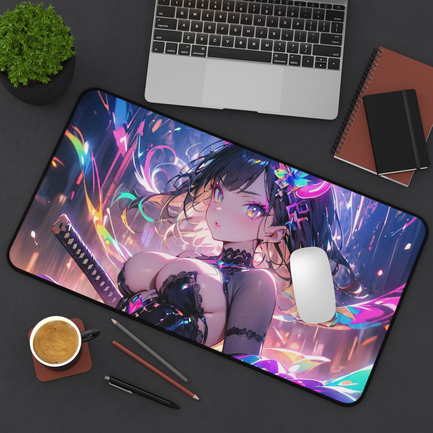 Luminous Allure Desk Mat