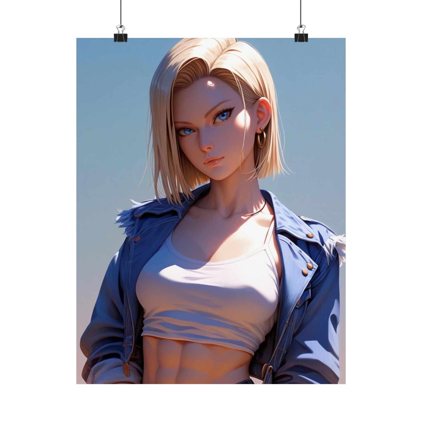 Android 18 002 Vertical Posters