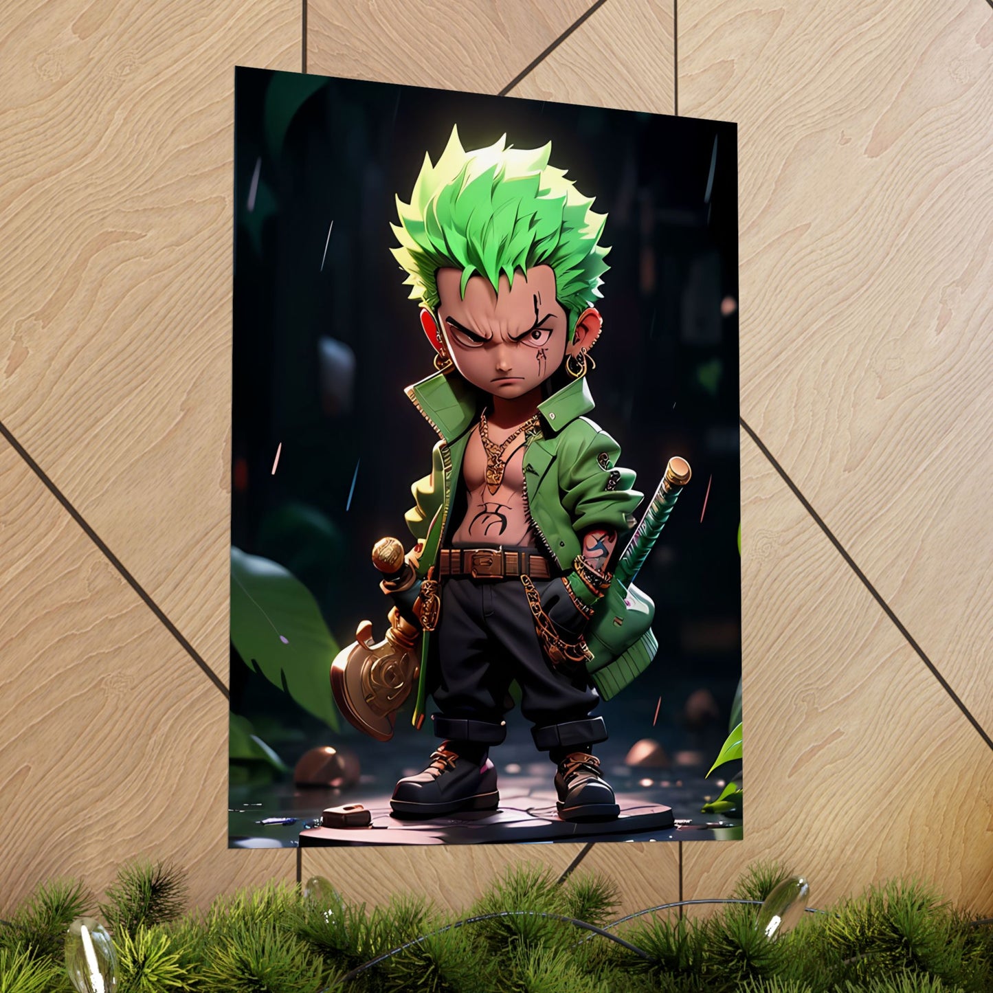Roronoa Zoro 2.5D Matte Vertical Posters