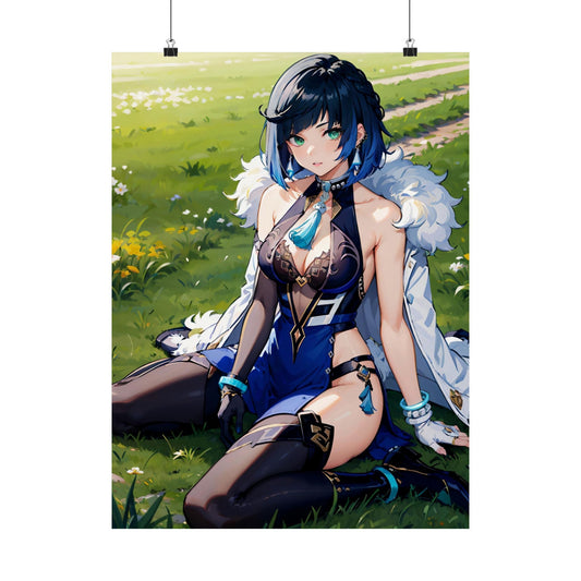 Yelan 002 Matte Vertical Posters