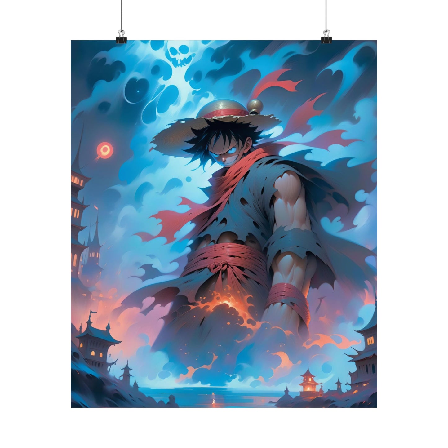 Monkey D. Luffy 002 Matte Vertical Posters