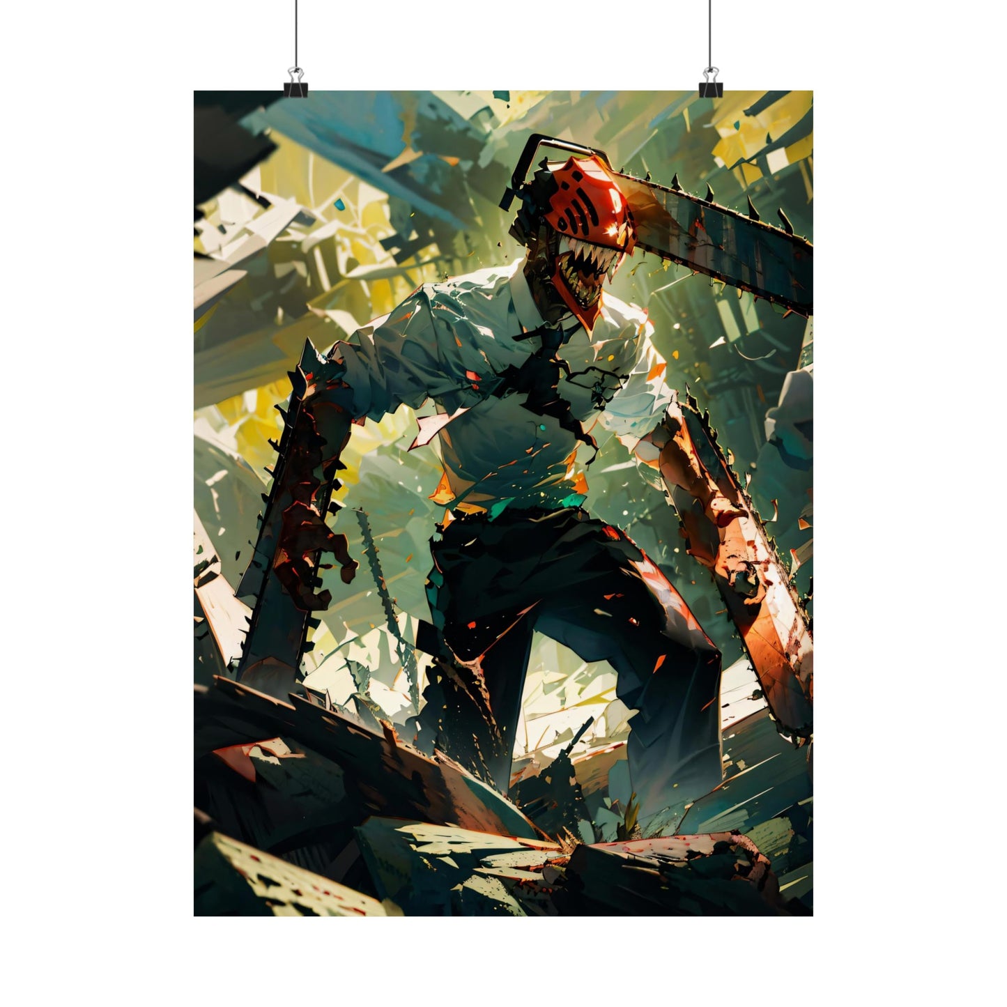 Chainsaw Man 002 Matte Vertical Posters