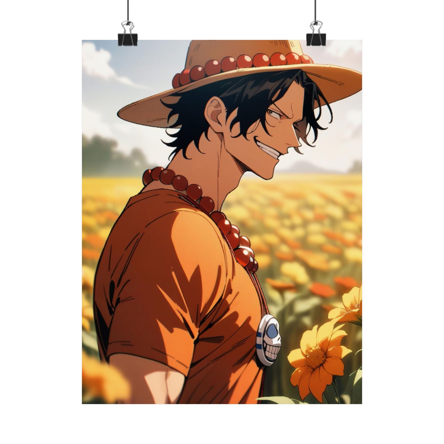 Portgas D. Ace 001 Vertical Posters