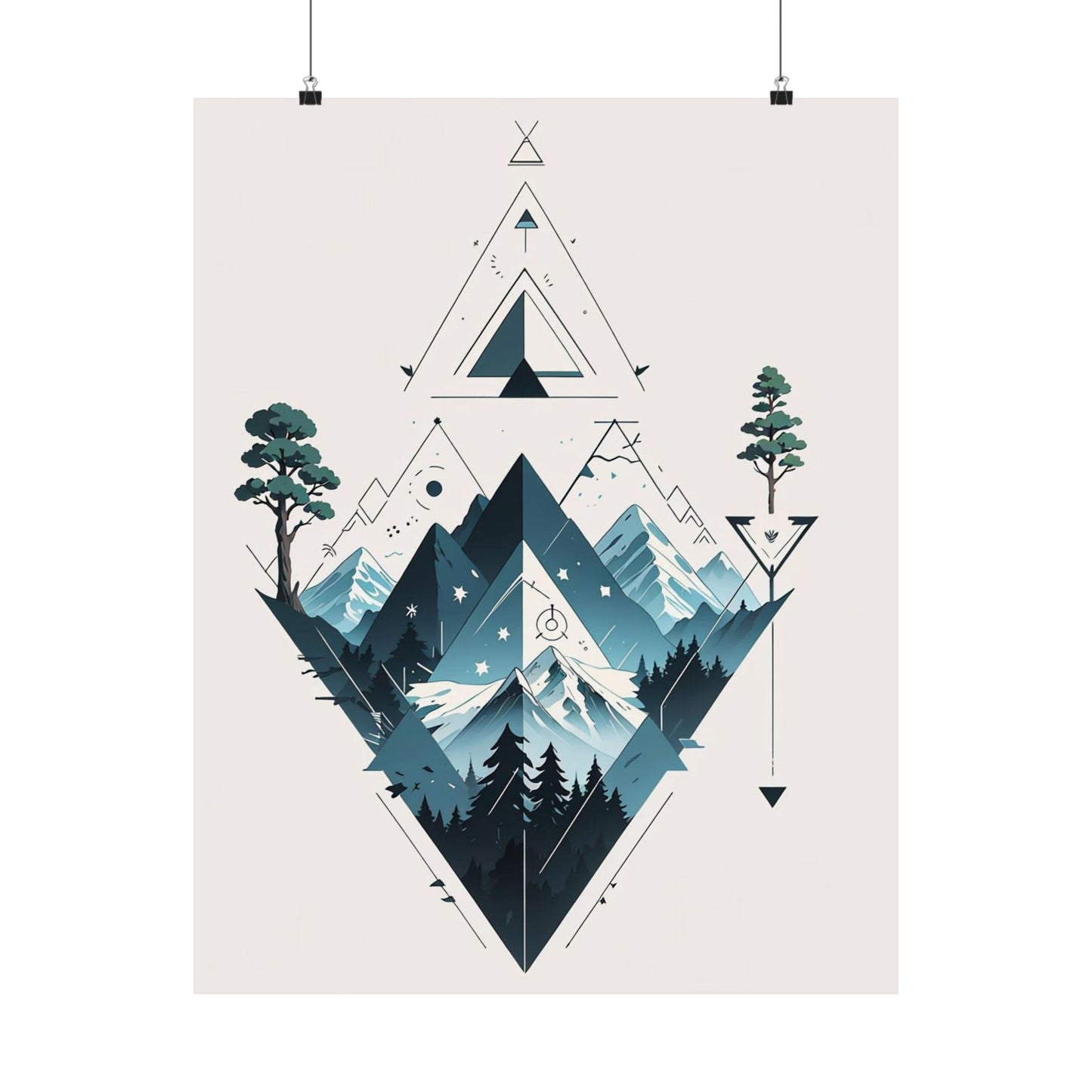 Mystic Peaks Vertical Posters